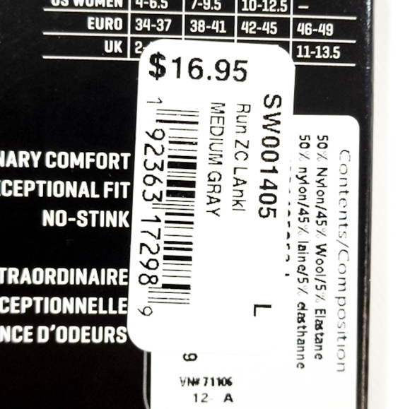 Smartwool 2 Pairs Unisex PhD Run Ultra Light Micro Socks - Picture 4 of 7